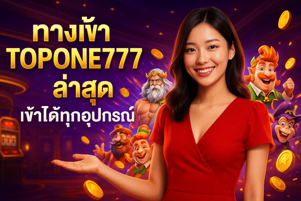 ทางเข้า TOPONE777 ล่าสุด เข้าได้ทุกอุปกรณ์